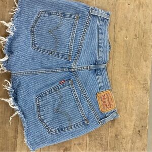Levi's Women's Blue Denim Shorts